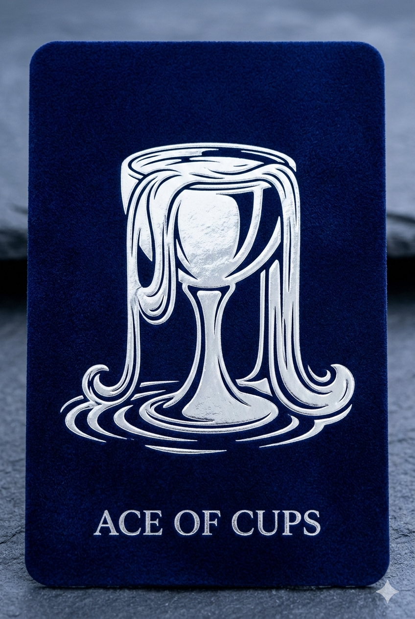 Ace Cups tarot card - Chris Olsen's journey card
