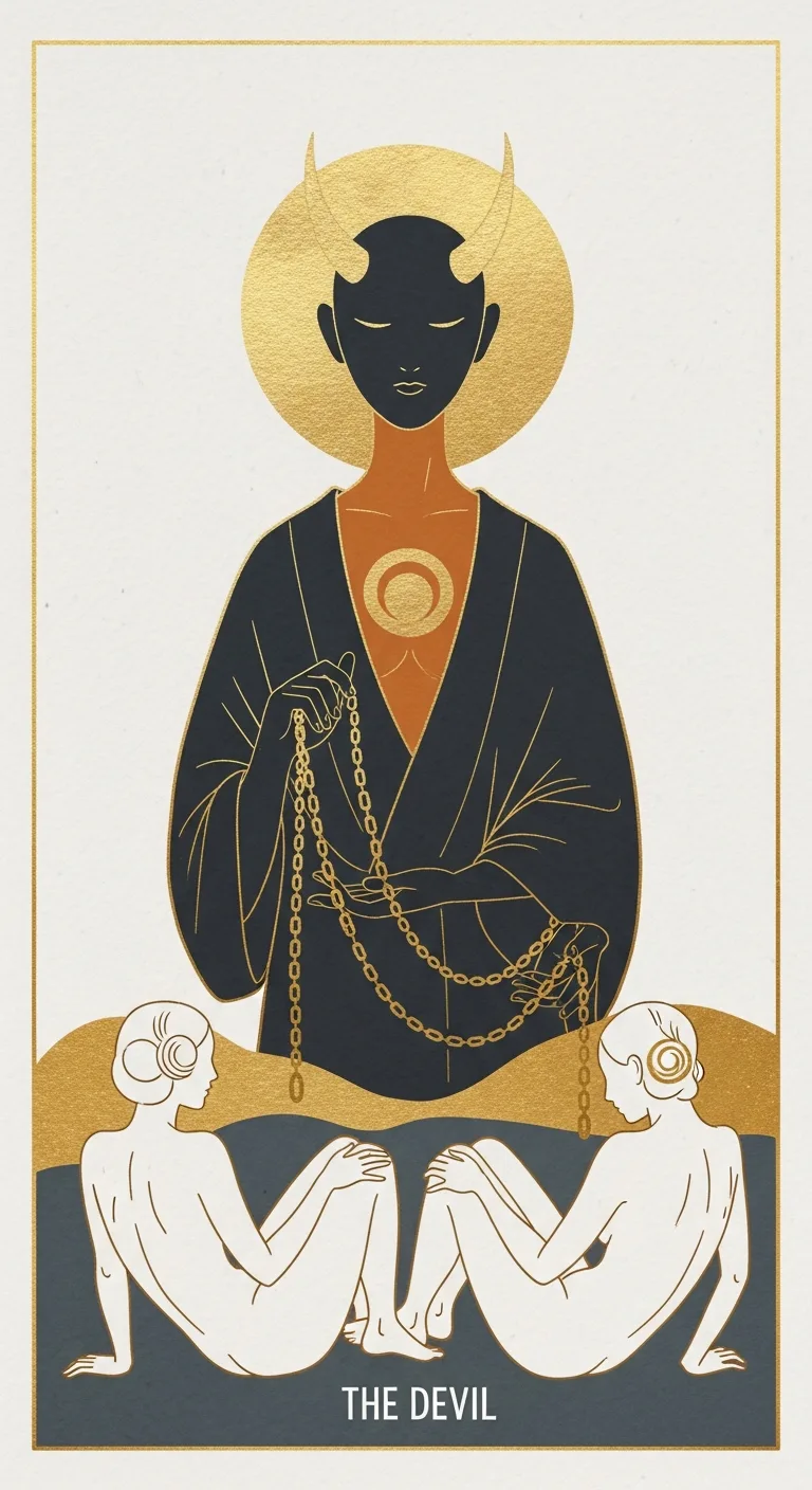 Devil tarot card - The Weeknd's foundation card