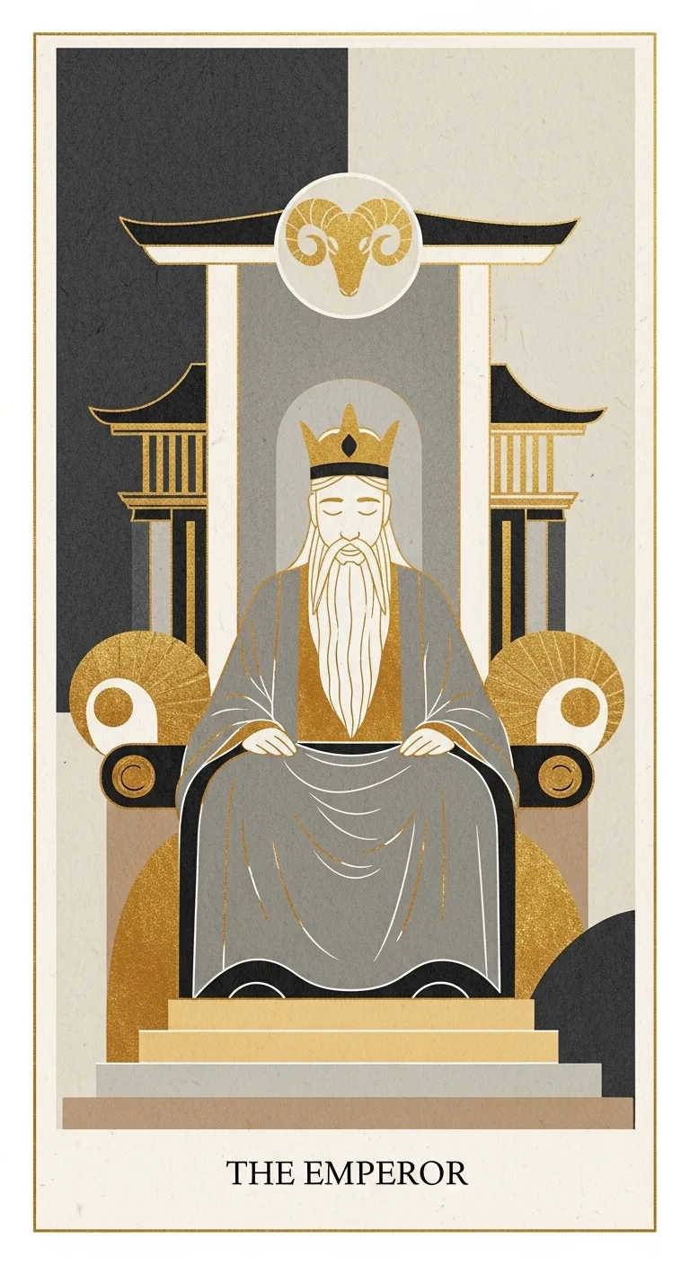 Emperor tarot card - Elon Musk's destiny card