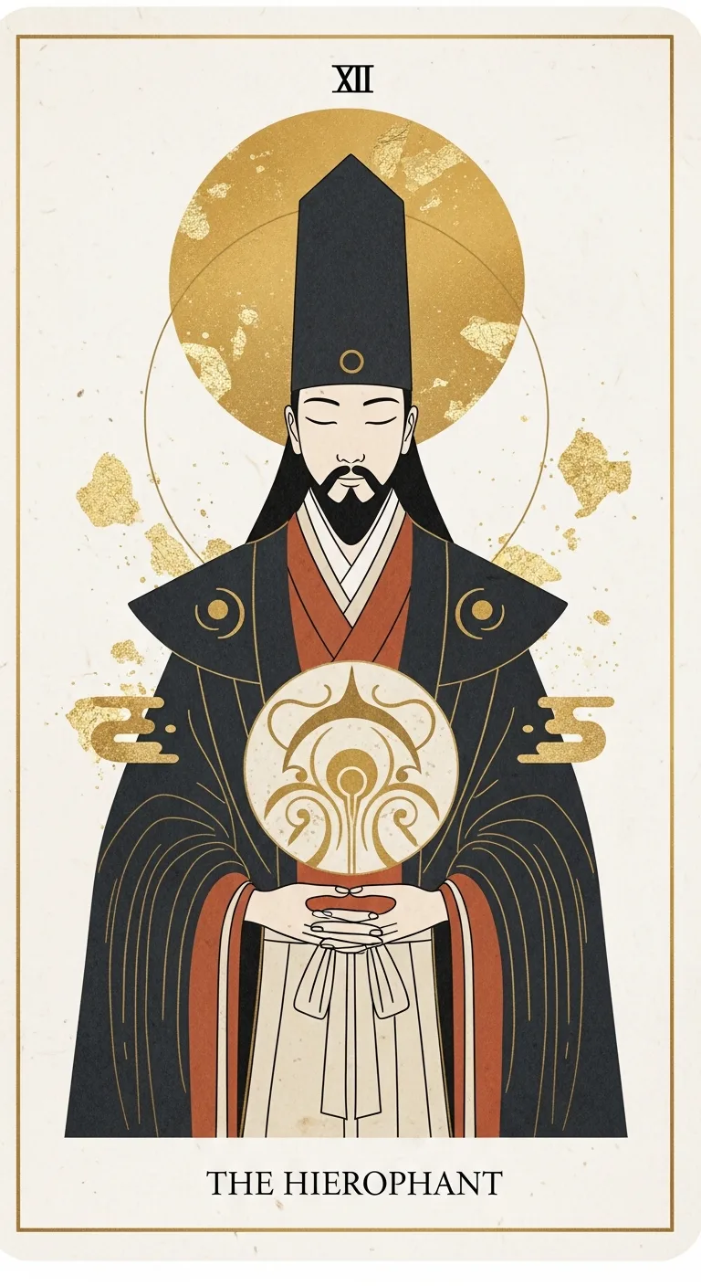 Hierophant tarot card - Joe Biden's foundation card