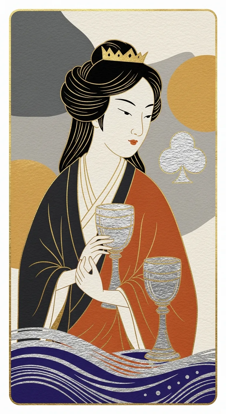 King Cups tarot card - Pedro Pascal's journey card