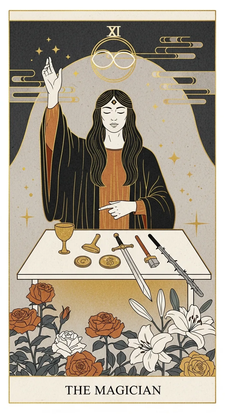 Magician tarot card - Zendaya's foundation card