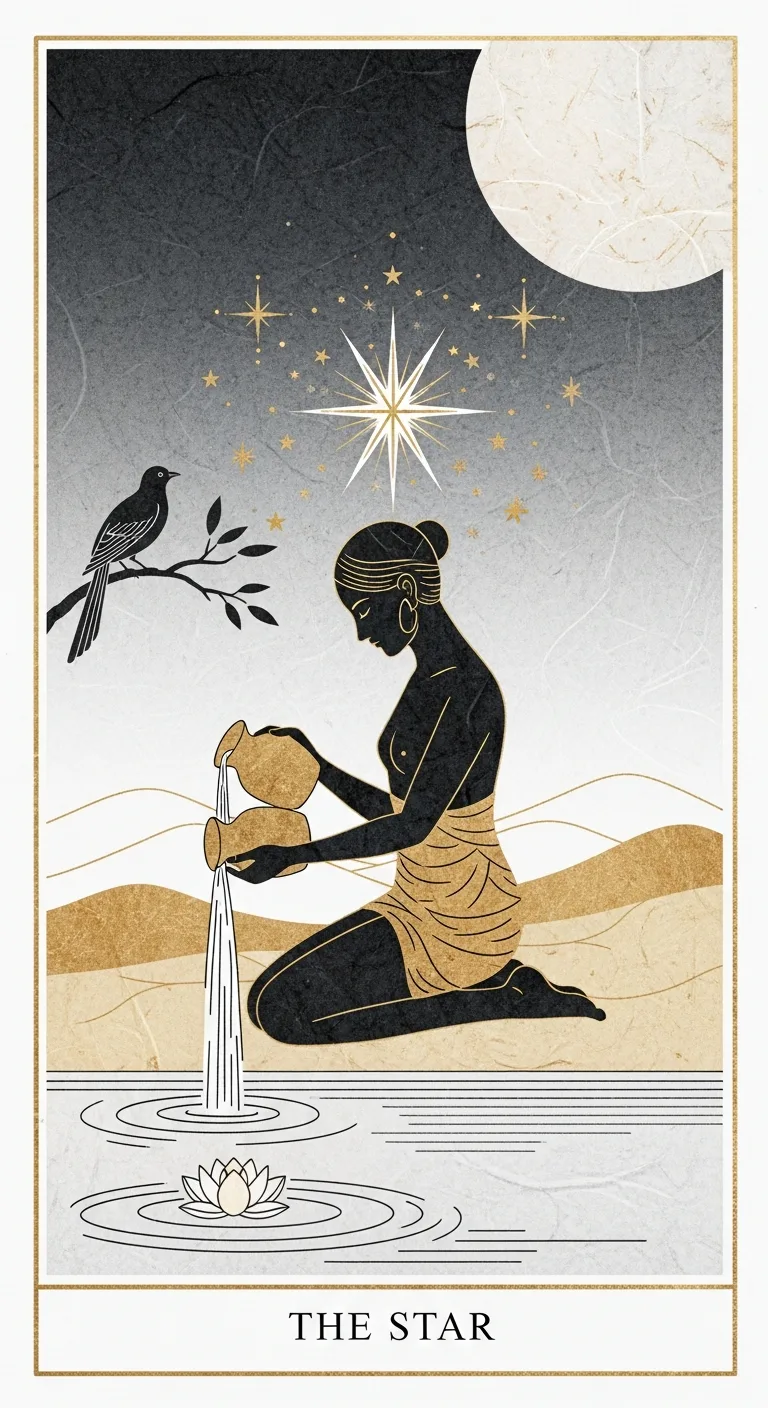 Star tarot card - Keanu Reeves's destiny card