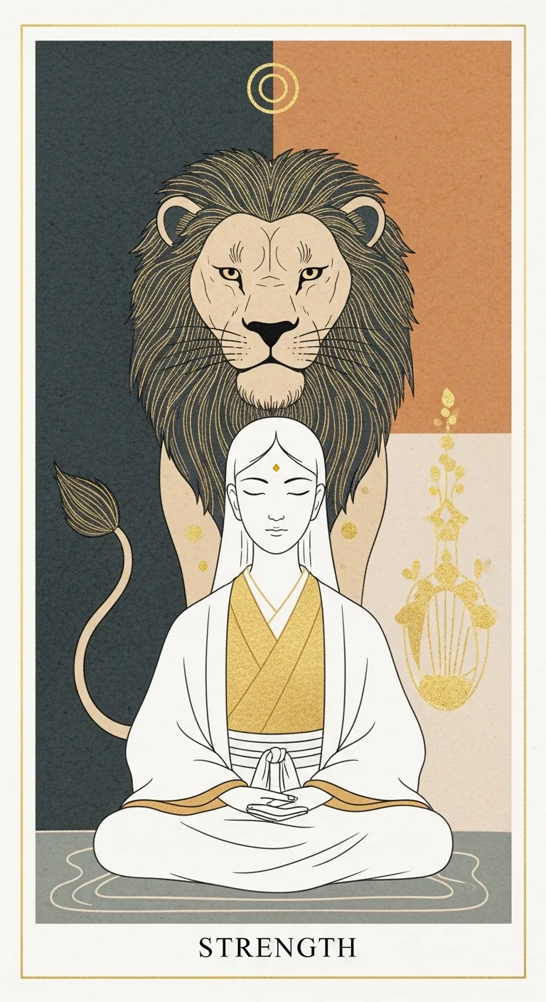 Strength tarot card - Keanu Reeves's journey card